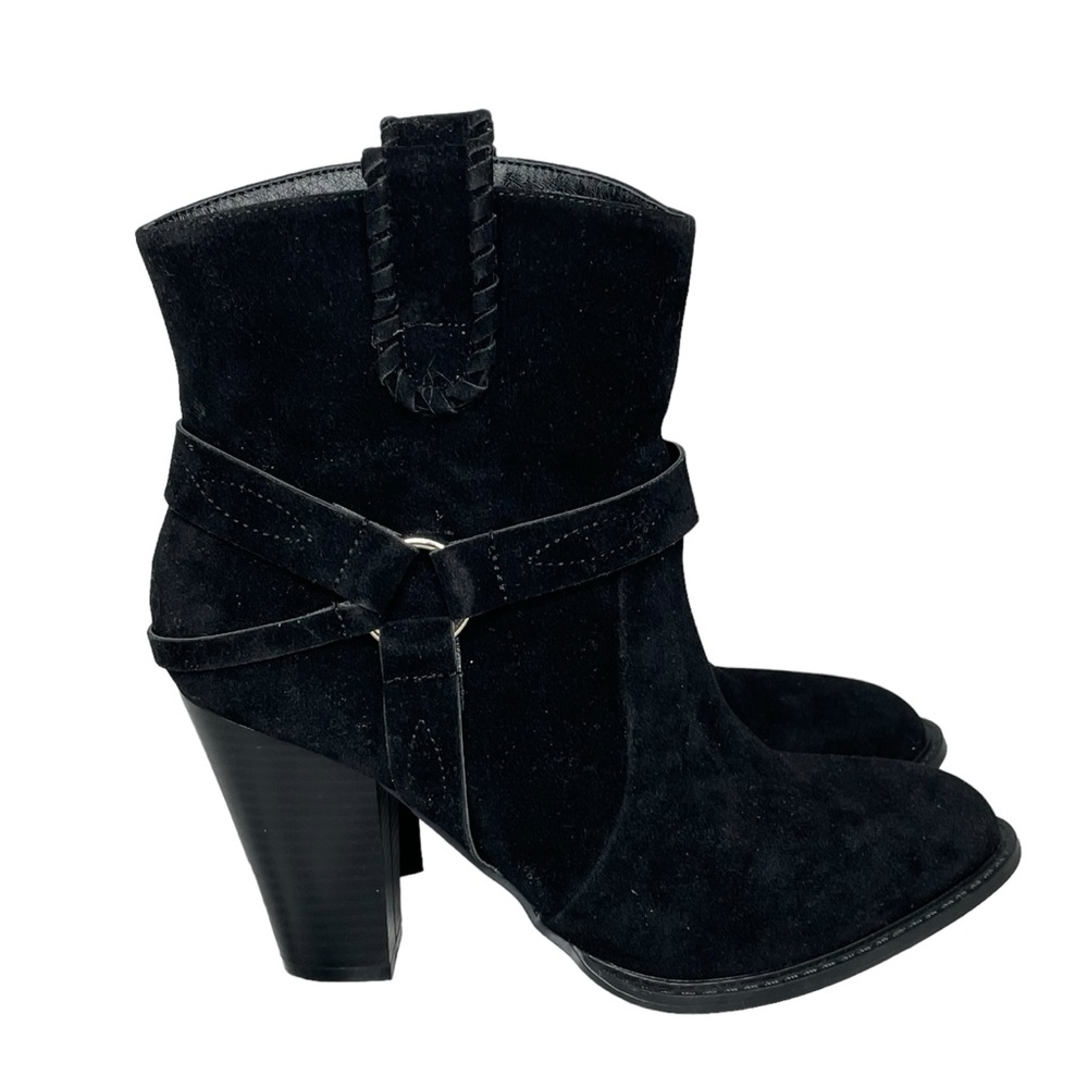 ShoeDazzle 8.5 Sabina black boots